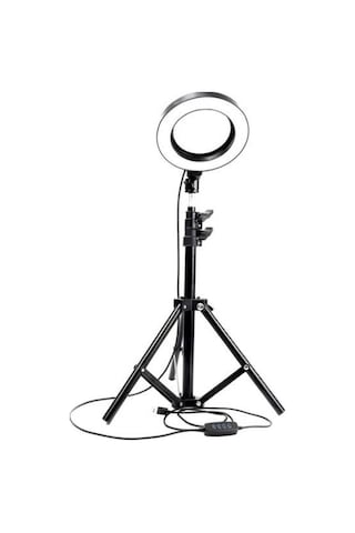 Azemax Geçmeli Tripod 10Inç Halka Led 168Cm Youtuber Video Selfi