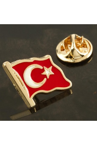 Ay Yıldız Yaka Rozet Çok Renkli