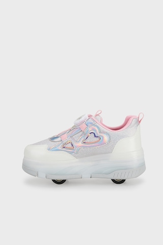 Buckhead Daisy Roller Patenli Sneaker Ayakkabı Kız Çocuk Ayakkabı Buck4496 Beyaz-pembe