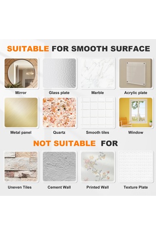 Konesam Tekrarlı Kullanımlı Şeffaf Suction Cup Hooklar 4 Adet - 3 Kg Yük Taşıma - Mutfak, Banyo, Ofis İçin Sıkıca Tutan Duvar/ Pencere Asıcı Şeffaf