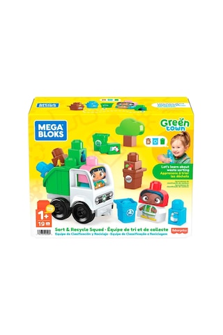 Mega Bloks. Doğa Dostu Arkadaşlar Seti. 19 Parça.+1 Yaş