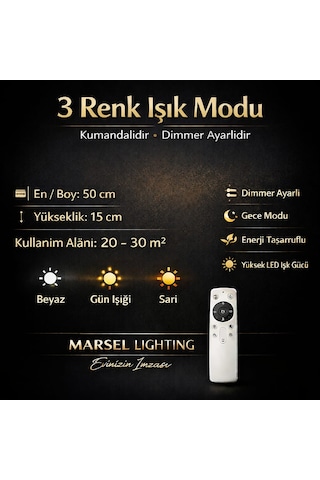 Yagmur 6lı Gold Avize 3 Renk Led Secenekli Salon Oturma Odası Avize Gümüş - Krom
