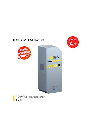 Werer Energy 10kW LiFePO4 Lityum Demir Fosfat Tri Faz Sessiz Jeneratör