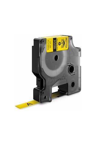Dymo Rhinopro 18054 Sarı/Siyah Isıyla Küçülen Şerit 9 MM X 1.5 M