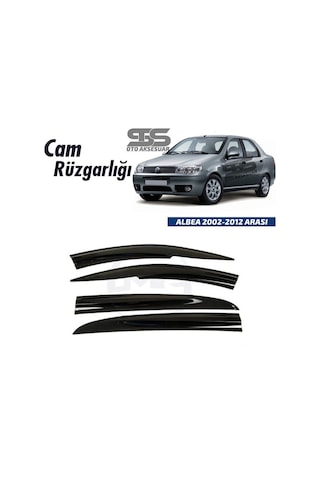 Cam Rüzgarlığı Fiat Albea 2002-2012 Arası Mügen Tip Piano Black Sts Oto Aksesuar