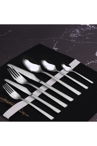 Serenk New York Çelik Çatal Kaşık Bıçak Takımı 42 Parça