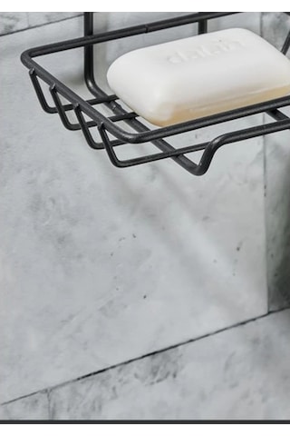 Vakumlu Paslanmaz Katı Sabunluk Siyah Siyah