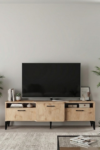 Northcity Mistral Tv Sehpası Suntalam Bej 160x40 Cm