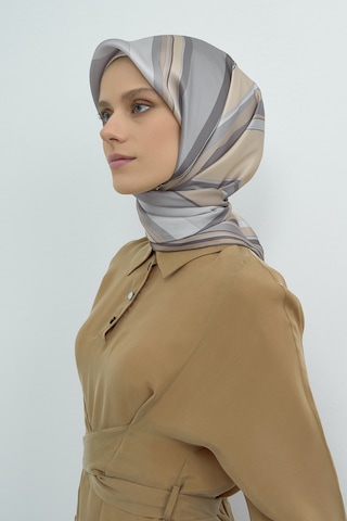 Armine Saf İpek Sura Eşarp-2026 İlkbahar-yaz- 951400d Gri