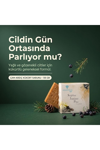Lexroo Çam Ardıç Katranlı Kükürt Sabunu