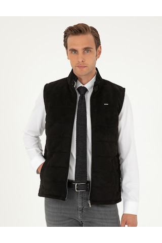 Pierre Cardin Erkek Siyah Deri Mont-kaban 50300552-001 Siyah