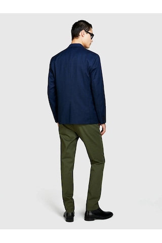 Sisley Pamuk Karışımlı Dar Kesim Chino Pantolon Erkek Yeşil Pantolon - 325p4aıhsf021 Haki