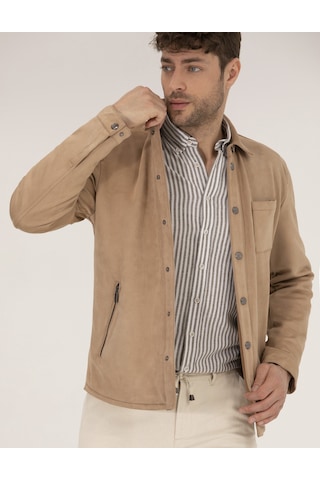 Pierre Cardin Erkek Bej Deri Mont-kaban 50273469-591 Bej