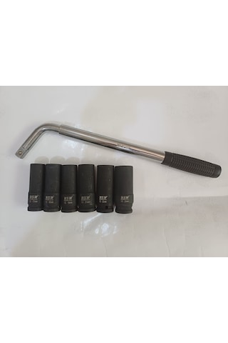 Teleskopik Bijon Anahtarı, 45cm Kol Ve 1/2 Derin Lokmalar