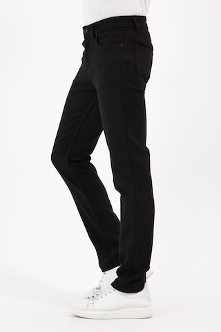 Digital Jeans Normal Kesim Fermuarlı Geniş Paça Yüksek Bel Er Siyah Açık Gri