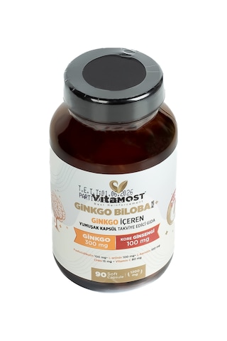 Vitamost Ginko Biloba Kore Ginsengi 90 Kapsül