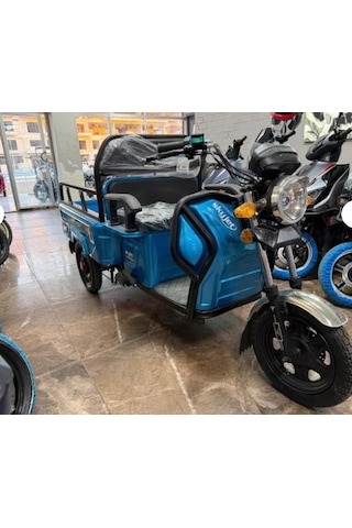 Kuba Skyjet Master Pıkap Üç Tekerlekli Moped Mavi