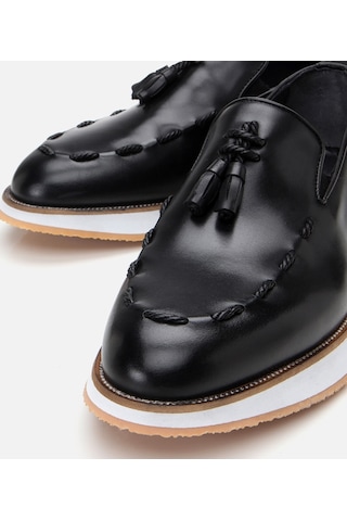 Hotiç Erkek Deri Siyah Püskül Detaylı Loafer 02ayh305220a100 Siyah-black Siyah