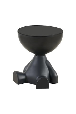 Suntek Yan Masa Heykeli Ev Düz Head Heykel Süs Modern Sehpa Siyah