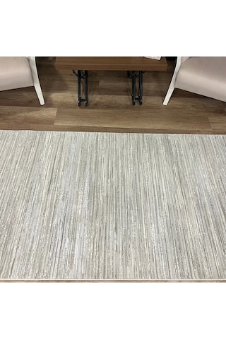 Hoom Rugs Nova 1123 Gri Mikrofiber Modern Dokuma Halı Gri