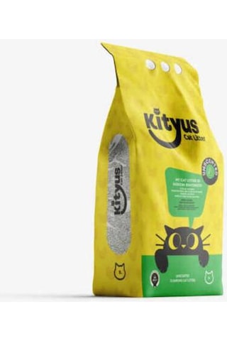Kityus Hassas Kediler Için Tozsuz,topaklanan, Kokusuz Bentonit Kedi Kumu 5lt