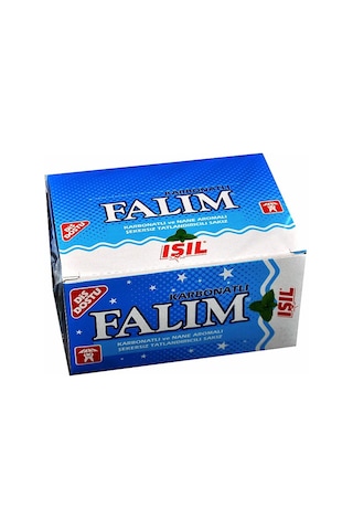 Falım Işıl Tekli Karbonatlı Ve Nane Aromalı Şekersiz Sakız 100 Adet