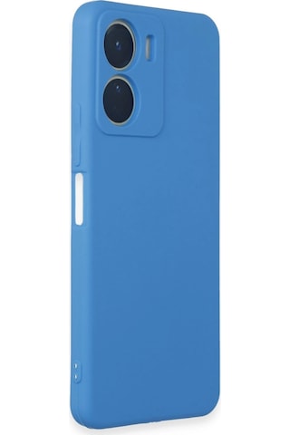 Uryport Vivo Y16 Kılıf First Silikon - Mavi