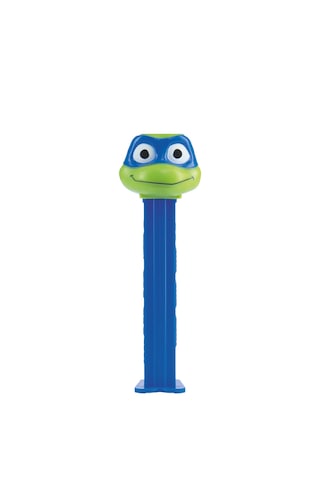 Pez Dispenser Turtles Leonardo Meyve Aromalı Şekerleme Makinesi Ve Şekerleme Yedekleri