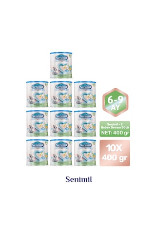 Senimil 2 Bebek Devam Sütü 400 G 10 Adet