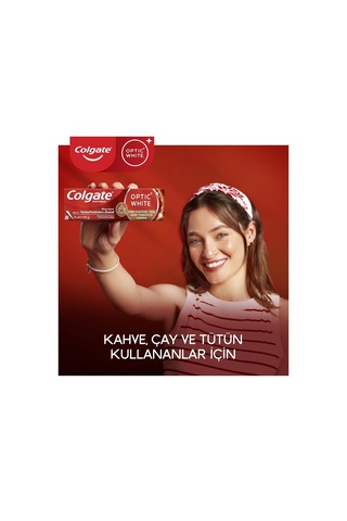 Optic White Kahve Ve Çay Kullanıcıları İçin Beyazlatıcı Diş Macunu 75 Ml