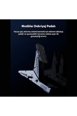 Pxn Pd Hm Modüler Debriyaj Pedalı - Hall Manyetik Sensörlü Yarış Simülasyon Ekipmanı
