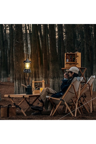 Açık Retro Kamp Alanı Lamba Cob Kamp Işığı Taşınabilir Led Acil Lamba Çok Renkli