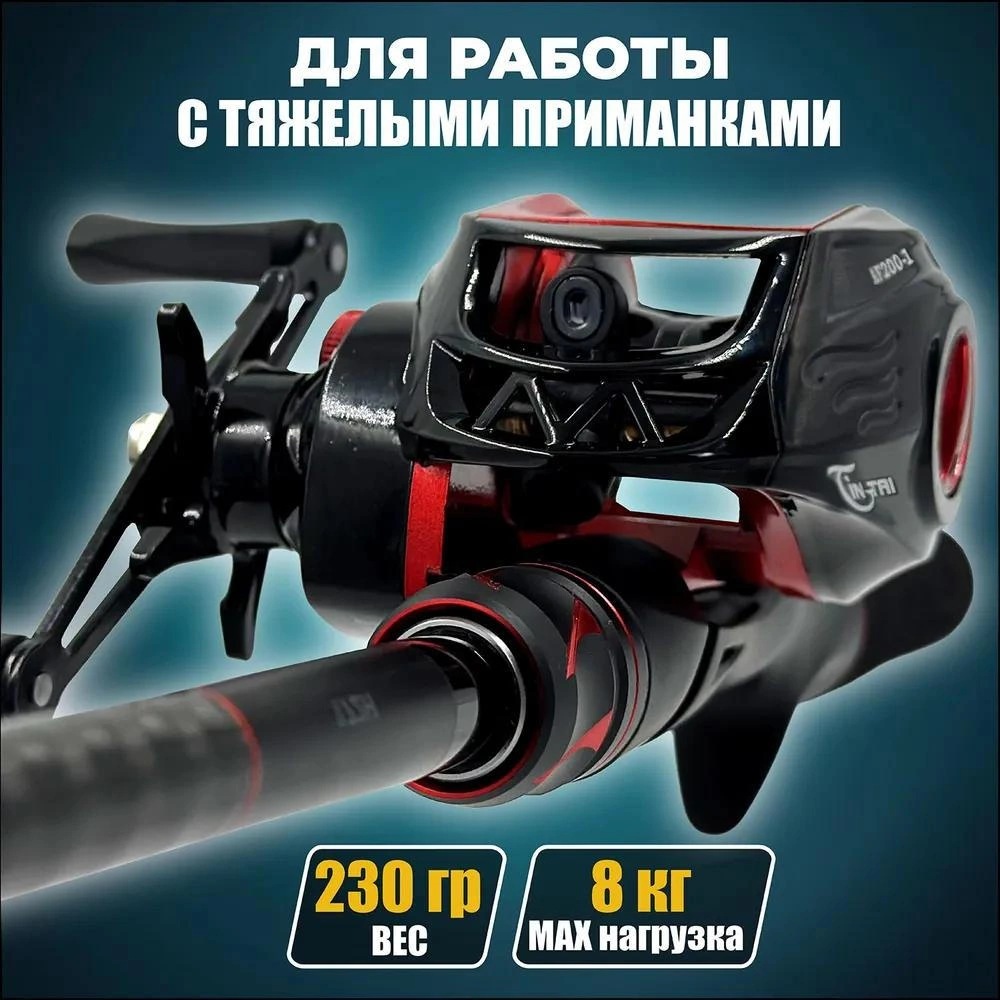 Yuntech01 Sağ El Metal Kırmızı-siyah Drop Casting Reel, Balık Olta İçin Patlamaz Tel Sistemi, Uzun Atışlı Köprü Ve Dalak Balıkçılığı Makinesi