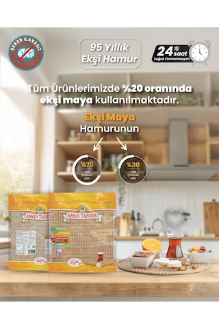 Asrın Tandırı Beslen Paketi 10'lu Lavaş Tandır Ekmeği