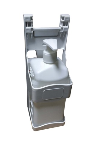 Duvara Monte Sıvı Sabun Ve Dezenfektan Aparatı Beyaz