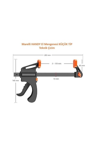 Marelli Handy El Mengenesi - Küçük Tip 28 Cm