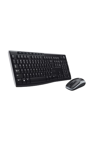 Logitech Mk270 Kablosuz Klavye Set Mm Q Tr Siyah Optik