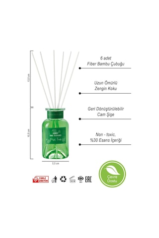 Nane Ferahlığı Bambu Çubuklu Oda Kokusu 150 Ml Nane
