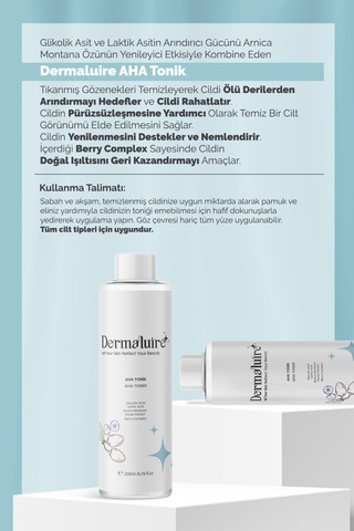 Dermaluire Aha Gözenek Temizleyici Tonik 200 ML