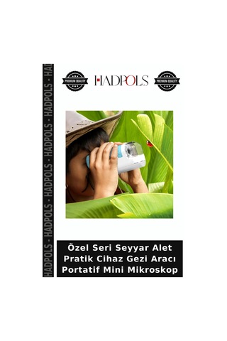 Özel Seri Seyyar Alet Pratik Cihaz Gezi Aracı Portatif Mini Mikroskop