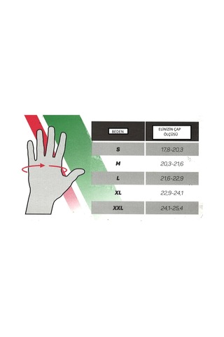 Yazlık Eldiven, Siyah, Beden: 2xl, Guantes Forzza Ct Sıcura Talla