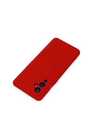 One Plus 9 Kılıf Nano İçi Kadife Silikon - Kırmızı Renkli