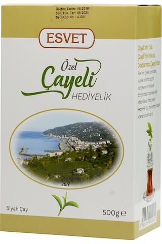 Esvet Özel Çayeli Hediyelik Siyah Dökme Çay 500 G
