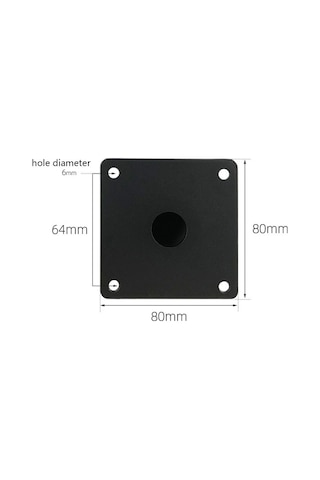 Lh-zt-0001 Koni Yuvarlak Boru Mobilya Destek Ayakları, Stil: Düz Koni Yüksekliği 30cm Mat Siyah Mat Siyah