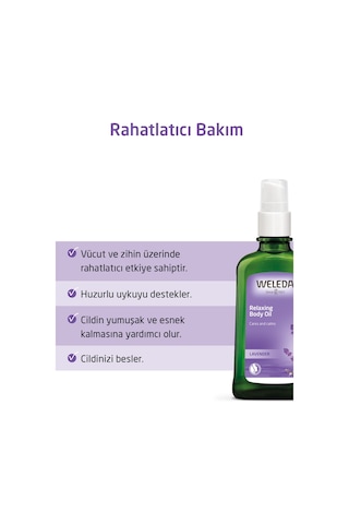 Weleda Organik Lavanta Özlü Vücut Bakım Yağı 100ml