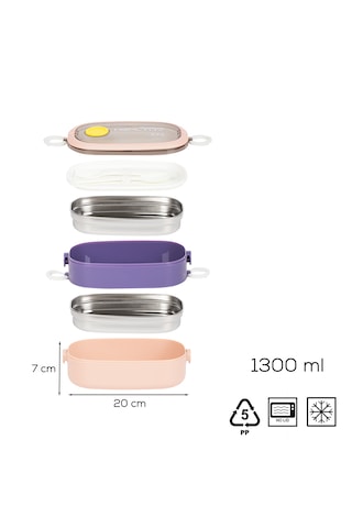 Porsima 66729-1 Stainless Steel Vakumlu Lunch Box Sefer Tası 1300m