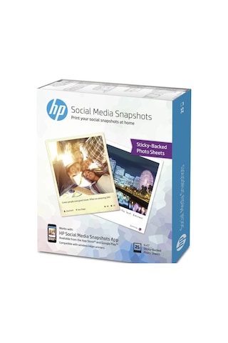 HP W2G60A Social Media Snapshots Fotoğraf Kağıdı / 889899257166