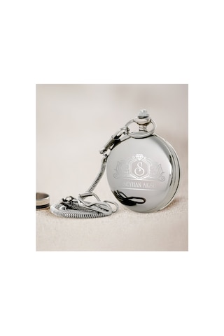 Samstar Kişiye Özel TCDD Tren Kabartmalı 47 MM Köstekli Cep Saati