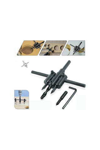 Ayarlı Delme Panç Seti 30-200 Mm Her Matkaba Uyumlu 1 Set