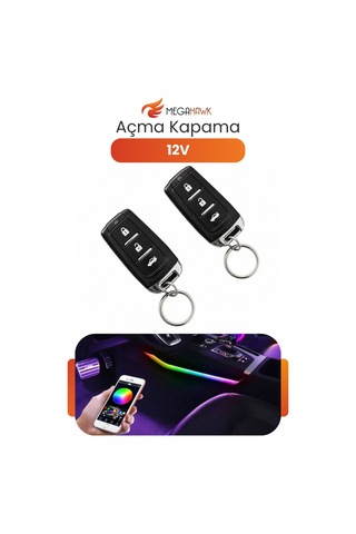 12v Uzaktan Kumandalı Açma Kapama Modülü Universal Araç Kontrol Sistemi Seti T-276